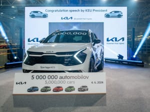 5. miliónte vozidlo vyrobené v Kia Slovakia