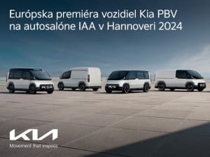 Európska premiéra vozidiel Kia PBV